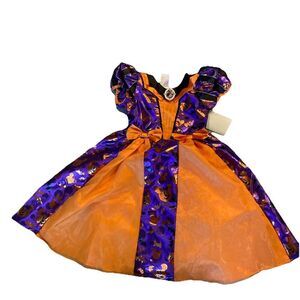 NWT Disney Princess MNSSHP Halloween Pumpkin Party Dress Girls Size 5/6